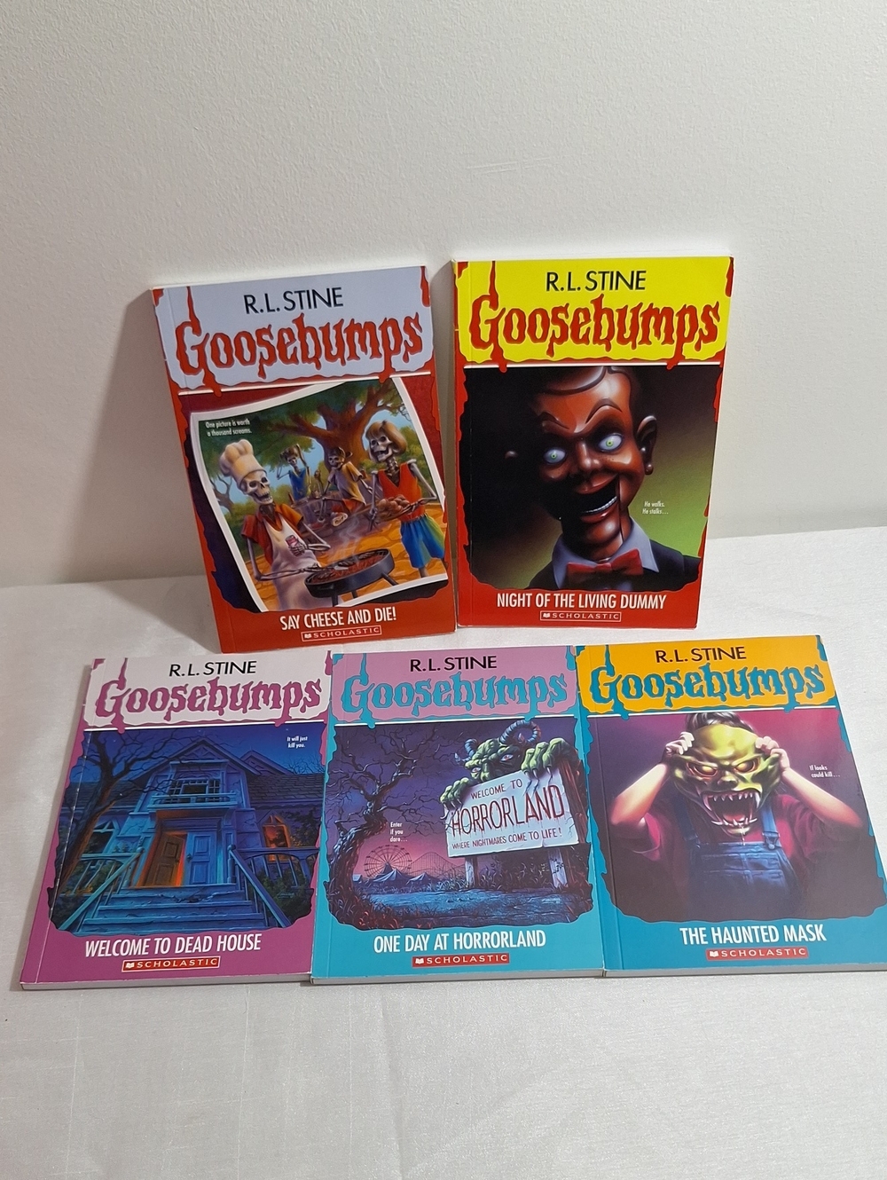Goosebumps Newer Book Set Of 5